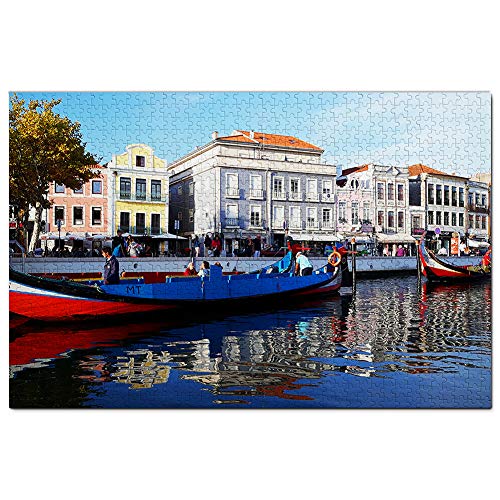 Portugal Aveiro Puzzle 1000 Teile Spiel Kunstwerk Reise Souvenir 70x50CM von AFHMZ