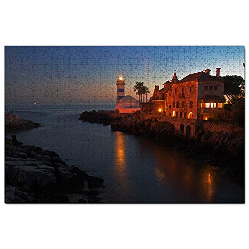 Portugal Cascais Puzzle 1000 Teile Spiel Kunstwerk Reise Souvenir 38x26CM von AFHMZ