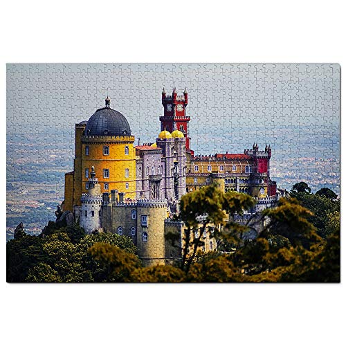 Portugal Park und Nationalpalast von Pena Sintra Puzzle 1000 Teile Spiel Kunstwerk Reise Souvenir 70x50CM von AFHMZ