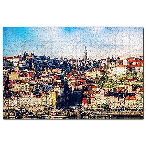 Portugal Porto City Puzzle für Erwachsene 1000 Teile Reisegeschenk Souvenir 70x50CM von AFHMZ