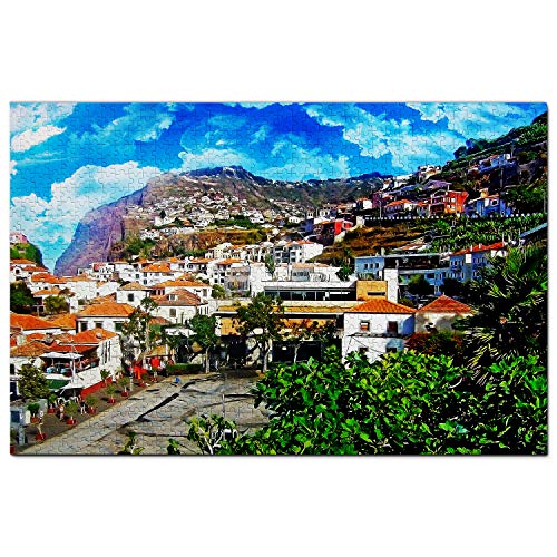 Portugal Puzzle 2000 Teile Portugal Pico Fort Madeira Puzzlespiel Kunstwerk Reisesouvenir 70x100CM von AFHMZ