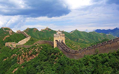 Puzzle 1000 Teile Chinesische Mauerlandschaft Lernspielzeug für Erwachsene zur Freizeitunterhaltung für Kinder 70x50CM von AFHMZ