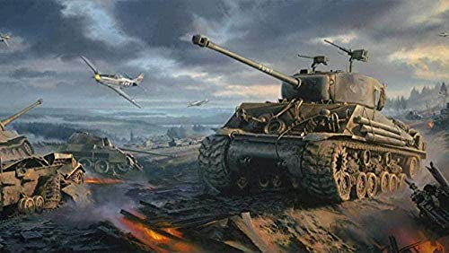 Puzzle 1000 Teile für Erwachsene und Kinder, Nord-Panzer aus dem Zweiten Weltkrieg, Heimdekoration, Denkspiel, 70 x 50 cm von AFHMZ