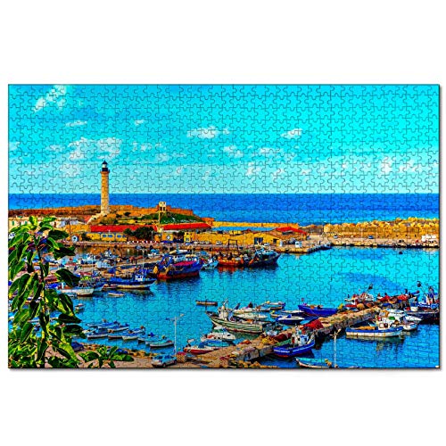 Puzzle Algerien, 2000-teiliges Puzzle für Erwachsene und Familien, Reisegeschenk, Souvenir, 70 x 100 cm von AFHMZ