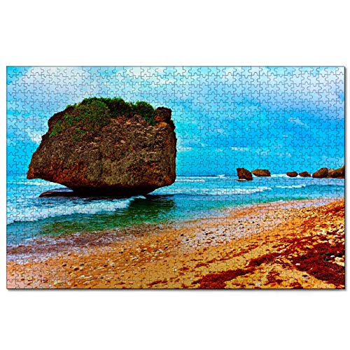 Puzzle Barbados Bathsheba, 1000-teiliges Puzzle für Erwachsene und Familien, Reisegeschenk, Souvenir, 38 x 26 cm von AFHMZ