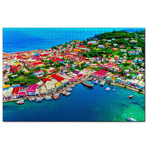 Puzzle Grenada, 2000-teiliges Puzzle für Erwachsene und Familien, Reisegeschenk, Souvenir, 70 x 100 cm von AFHMZ