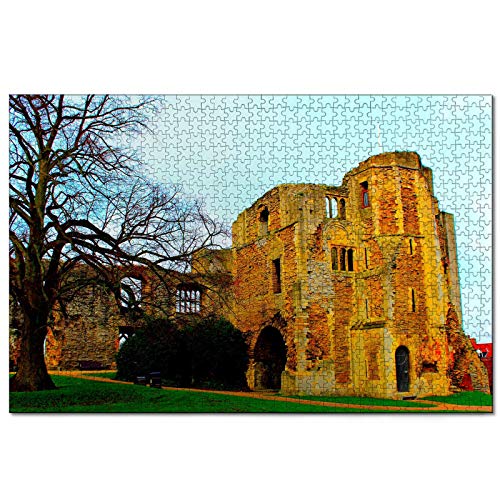 Puzzle Großbritannien England Newark Castle Newark-On-Trent 2000-teiliges Puzzle für Erwachsene und Familienreisegeschenk-Souvenir 70x100CM von AFHMZ