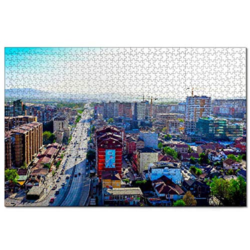 Puzzle Kosovo Prishtina, 2000-teiliges Puzzle für Erwachsene und Familien, Reisegeschenk, Souvenir, 70 x 100 cm von AFHMZ