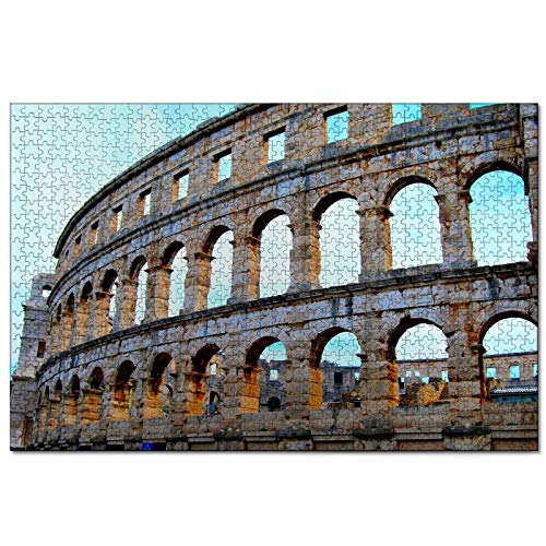 Puzzle Kroatien Pula, 1000-teiliges Puzzle für Erwachsene und Familien, Reisegeschenk, Souvenir, 52 x 38 cm von AFHMZ