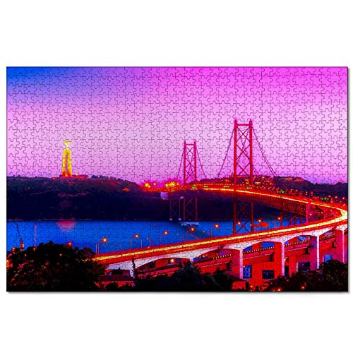 Puzzle Portugal Lissabon 2000-teiliges Puzzle für Erwachsene und Familienreisegeschenk-Souvenir 70x100CM von AFHMZ