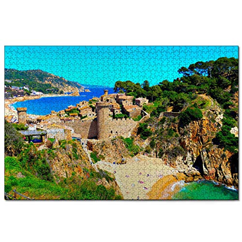 Puzzle Spanien Tossa De Mar 1000-teiliges Puzzle für Erwachsene und Familienreisegeschenk-Souvenir 70x50CM von AFHMZ