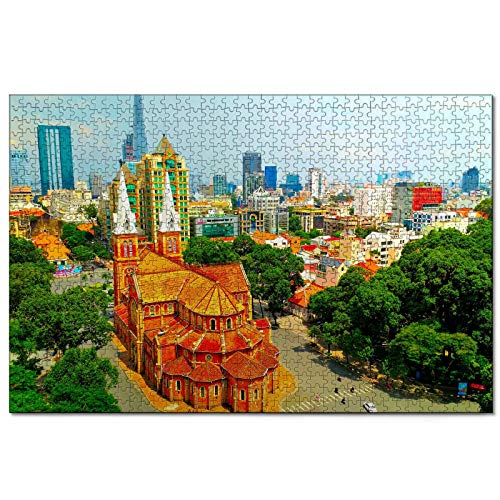 Puzzle Vietnam 1000-teiliges Puzzle für Erwachsene und Familienreisegeschenk-Souvenir 70x50CM von AFHMZ