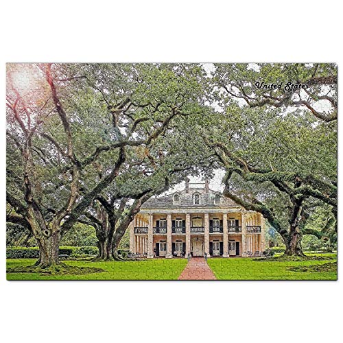 Puzzle der Vereinigten Staaten, 1000 Teile, Amerika, USA, Oak Alley Plantation, Puzzlespiel, Kunstwerk, Reisesouvenir, 70 x 50 cm von AFHMZ