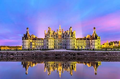 Puzzle für Erwachsene, 1000 Teile, Schloss Chambord, 70 x 50 cm von AFHMZ