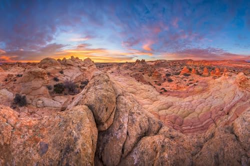 Puzzle für Erwachsene, 2000 Teile, Monumento Naturale Delle Scogliere Vermilion Arizona Stati Uniti, 70 x 100 cm von AFHMZ