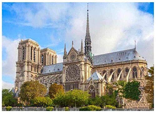Puzzle für Erwachsene, 500 Teile – Holzpuzzle – Notre Dame de Paris, Frankreich – Lernspielzeug für Kinder und Erwachsene, 52 x 38 cm Puzzle für Erwachsene, 500 Teile – Holzpuzzle – Notre Dame de Paris, Frankreich – Lernspielzeug für Kinder und Erwachsene, 52 x 38 cm von AFHMZ