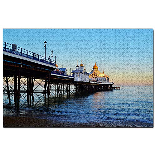 Puzzle für Erwachsene, Großbritannien, England, Eastbourne Pier, 1000 Teile, Reisegeschenk, Souvenir, 70 x 50 cm von AFHMZ