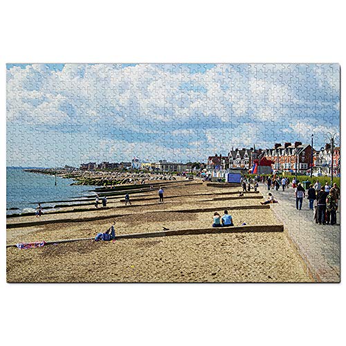 Puzzle für Erwachsene, Großbritannien, England, Felixstowe Beach, 1000 Teile, Reisegeschenk, Souvenir, 70 x 50 cm von AFHMZ