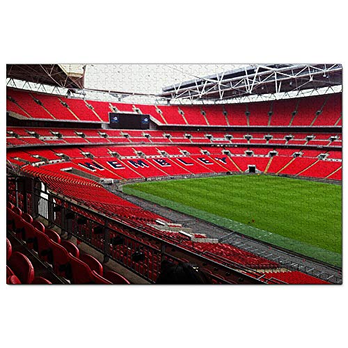 Puzzle für Erwachsene, Großbritannien, England, Wembley-Stadion, 1000 Teile, Reisegeschenk, Souvenir, 70 x 50 cm von AFHMZ