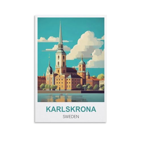 Puzzle für Erwachsene, Karlskrona, Schweden, Poster, Puzzle für Erwachsene, Lernspiel, Herausforderungsspielzeug, 2000 Teile, 100 x 70 cm Puzzle für Erwachsene, Karlskrona, Schweden, Poster, Puzzle für Erwachsene, Lernspiel, Herausforderungsspielzeug, 2000 Teile, 100 x 70 cm von AFHMZ