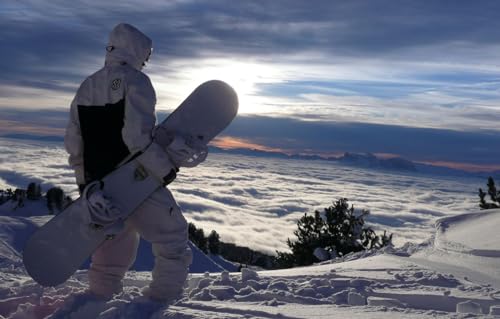 Puzzle für Erwachsene 1000 | Puzzle | Puzzles 1000 Teile für Erwachsene, Berge, Snowboarden 70x100CM von AFHMZ