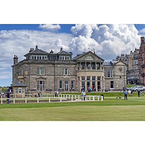 Puzzle für Erwachsene und Kinder, Lernspielzeug, personalisiertes Geschenk – St Andrews Old Golf Course 1000, 38 x 26 cm von AFHMZ