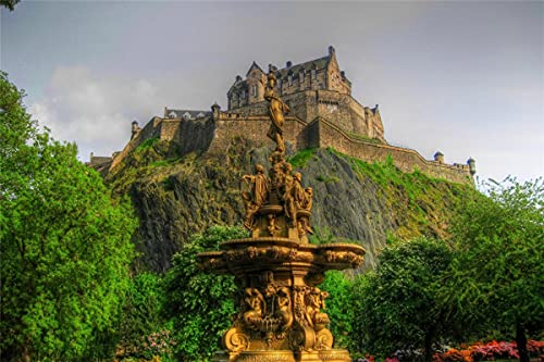 Puzzle mit 2000 Teilen, Edinburgh Castle, Schottland, für Kinder und Erwachsene, Lernspielzeug, 100 x 70 cm von AFHMZ