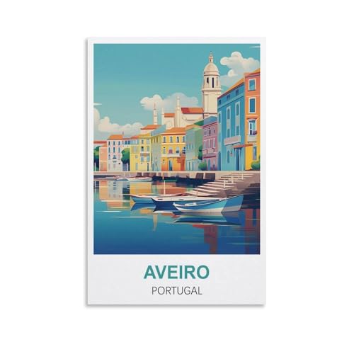 Puzzles für Erwachsene, Aveiro, Portugal-Poster, Lernspiel, Puzzle, geeignet zur Dekompression und Wanddekoration, 100 x 70 cm Puzzles für Erwachsene, Aveiro, Portugal-Poster, Lernspiel, Puzzle, geeignet zur Dekompression und Wanddekoration, 100 x 70 cm von AFHMZ
