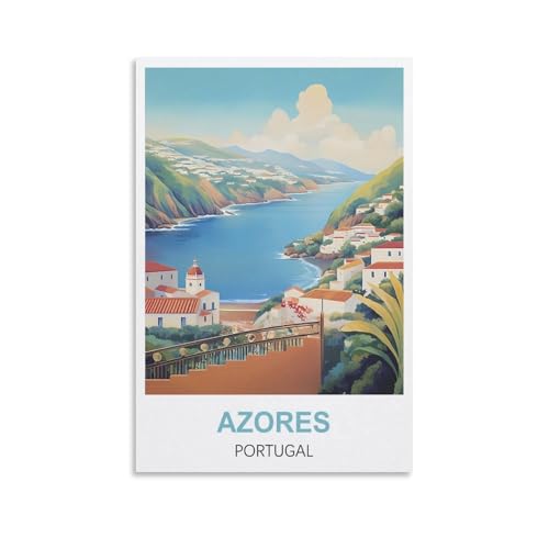 Puzzles für Erwachsene, Azoren, Portugal-Poster, Lernspiel, Puzzle, geeignet zur Dekompression und Wanddekoration, 100 x 70 cm Puzzles für Erwachsene, Azoren, Portugal-Poster, Lernspiel, Puzzle, geeignet zur Dekompression und Wanddekoration, 100 x 70 cm von AFHMZ
