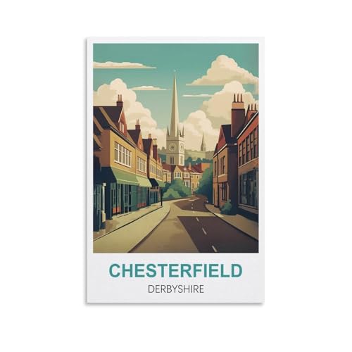 Puzzles für Erwachsene, Chesterfield Derbyshire, Lernspiel, Puzzle, geeignet zur Dekompression und Wanddekoration, 100 x 70 cm Puzzles für Erwachsene, Chesterfield Derbyshire, Lernspiel, Puzzle, geeignet zur Dekompression und Wanddekoration, 100 x 70 cm von AFHMZ