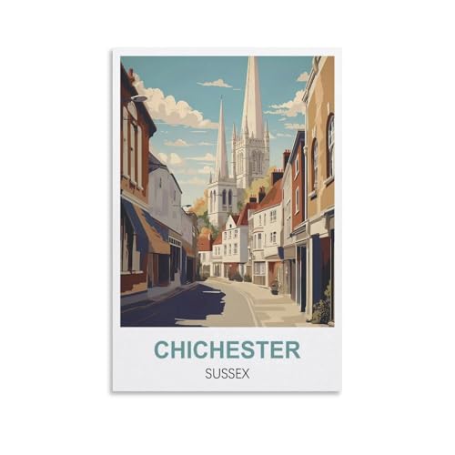 Puzzles für Erwachsene, Chichester Sussex, Lernspiel, Puzzle, geeignet zur Dekompression und Wanddekoration, 100 x 70 cm Puzzles für Erwachsene, Chichester Sussex, Lernspiel, Puzzle, geeignet zur Dekompression und Wanddekoration, 100 x 70 cm von AFHMZ