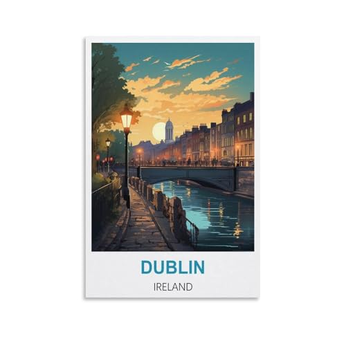 Puzzles für Erwachsene, Dublin, Irland-Poster, Lernspiel, Puzzle, geeignet zur Dekompression und Wanddekoration, 100 x 70 cm Puzzles für Erwachsene, Dublin, Irland-Poster, Lernspiel, Puzzle, geeignet zur Dekompression und Wanddekoration, 100 x 70 cm von AFHMZ