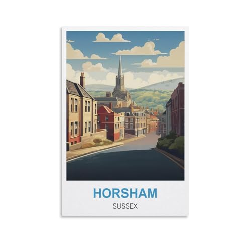 Puzzles für Erwachsene, Horsham Sussex Poster, Lernspiel-Puzzle, geeignet zur Dekompression und Wanddekoration, 100 x 70 cm Puzzles für Erwachsene, Horsham Sussex Poster, Lernspiel-Puzzle, geeignet zur Dekompression und Wanddekoration, 100 x 70 cm von AFHMZ
