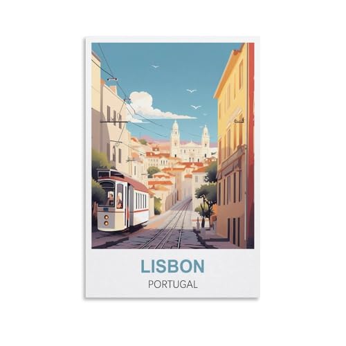 Puzzles für Erwachsene, Lissabon, Portugal-Poster, Lernspiel, Puzzle, geeignet zur Dekompression und Wanddekoration, 100 x 70 cm Puzzles für Erwachsene, Lissabon, Portugal-Poster, Lernspiel, Puzzle, geeignet zur Dekompression und Wanddekoration, 100 x 70 cm von AFHMZ