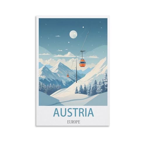 Puzzles für Erwachsene, Österreich-Poster, Lernspiel, Puzzle, geeignet zur Dekompression und Wanddekoration, 100 x 70 cm Puzzles für Erwachsene, Österreich-Poster, Lernspiel, Puzzle, geeignet zur Dekompression und Wanddekoration, 100 x 70 cm von AFHMZ