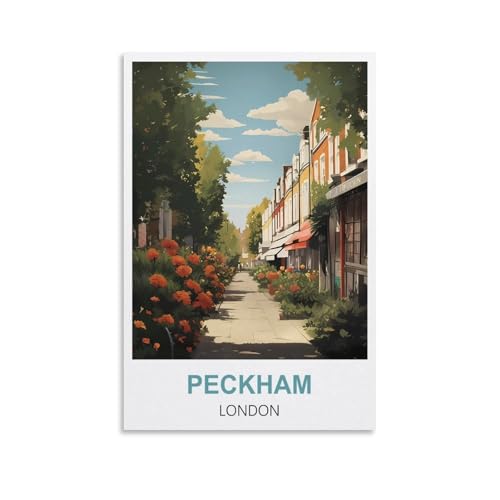 Puzzles für Erwachsene, Peckham London Posters Lernspiel-Puzzle, geeignet zur Dekompression und Wanddekoration, 100 x 70 cm Puzzles für Erwachsene, Peckham London Posters Lernspiel-Puzzle, geeignet zur Dekompression und Wanddekoration, 100 x 70 cm von AFHMZ