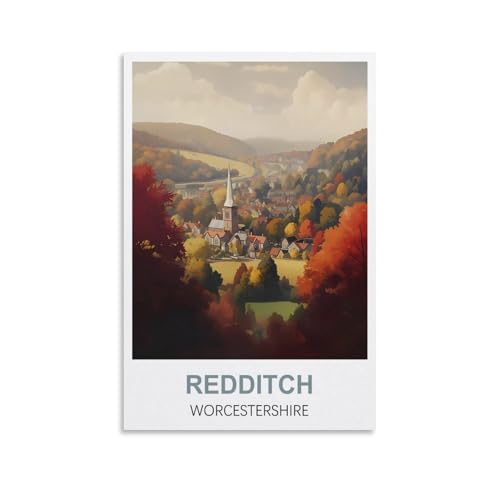 Puzzles für Erwachsene, Redditch Worcestershire Poster-Puzzles für Erwachsene, anspruchsvolle Puzzles, Puzzlespiel für das Ganze für Frauen, Geschenke für Männer, 52 x 38 cm Puzzles für Erwachsene, Redditch Worcestershire Poster-Puzzles für Erwachsene, anspruchsvolle Puzzles, Puzzlespiel für das Ganze für Frauen, Geschenke für Männer, 52 x 38 cm von AFHMZ