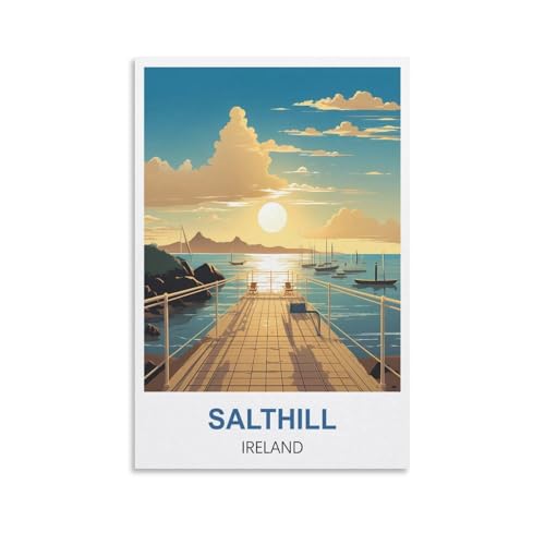 Puzzles für Erwachsene, Salthill Ireland Posters Lernspiel-Puzzle, geeignet zur Dekompression und Wanddekoration, 100 x 70 cm Puzzles für Erwachsene, Salthill Ireland Posters Lernspiel-Puzzle, geeignet zur Dekompression und Wanddekoration, 100 x 70 cm von AFHMZ