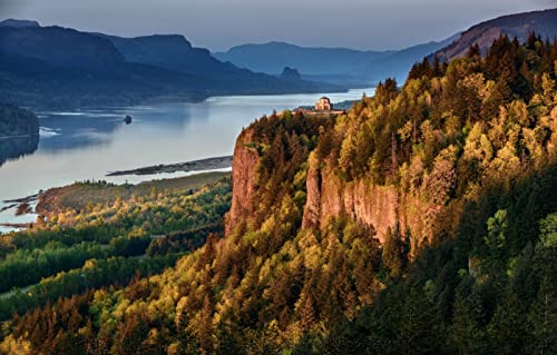 Riesiges Puzzle für Erwachsene, 1000 Teile, Naturschönheit, Oregon, USA, Columbia River, 52 x 38 cm von AFHMZ