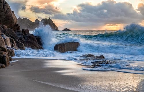 Schwieriges Puzzle für Erwachsene – 300-teiliges Puzzle – Herausforderndes Puzzle, tolles Geschenk für alle Altersgruppen, Wellen 38 x 26 cm Schwieriges Puzzle für Erwachsene – 300-teiliges Puzzle – Herausforderndes Puzzle, tolles Geschenk für alle Altersgruppen, Wellen 38 x 26 cm von AFHMZ