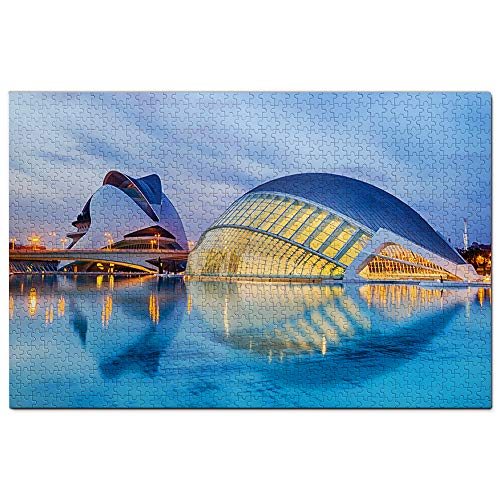 Spanien, Wissenschafts- und Kunststadt Valencia, Puzzle für Erwachsene, 2000 Teile, Reisegeschenk, Souvenir, 70 x 100 cm von AFHMZ