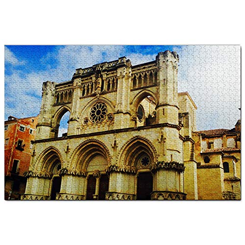 Spanien Cuenca Kathedrale Puzzle 1000 Teile Spiel Kunstwerk Reise Souvenir 70x50CM von AFHMZ