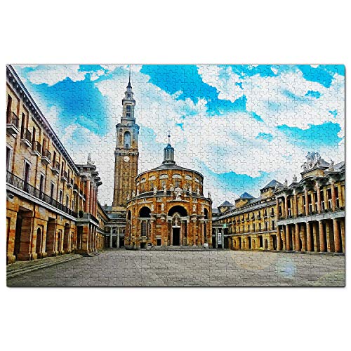 Spanien San Pedro Kirche Gijon Puzzle für Erwachsene 1000 Teile Reisegeschenk Souvenir 70x50CM von AFHMZ