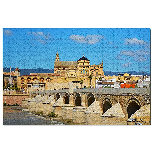 Spanien: Römische Brücke von Cordoba, Puzzle für Erwachsene, 1000 Teile, Reisegeschenk, Souvenir, 70 x 50 cm von AFHMZ