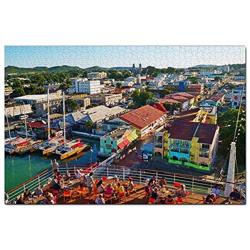 St. John's Antigua und Barbuda Puzzle für Erwachsene 1000 Teile Reisegeschenk Souvenir 70x50CM von AFHMZ