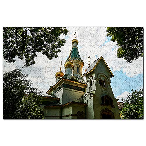 St. Nicholas Russland Kirche Sofia Bulgarien Puzzle 1000 Teile Spiel Kunstwerk Reise Souvenir 38x26CM von AFHMZ