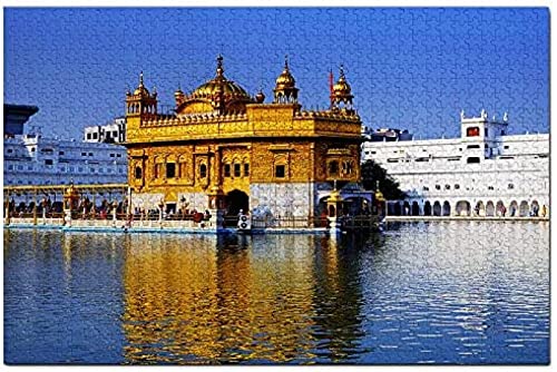 Tempel Amritsar Puzzle für Erwachsene 1000 Teile Holz Reisegeschenk Souvenir 38x26CM von AFHMZ