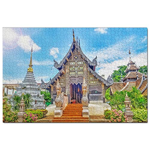 Thailand Puzzle für Erwachsene 1000 Teile Reisegeschenk Souvenir 38x26CM von AFHMZ