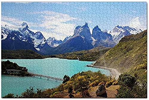 Torres Del Paine Nationalpark Patagonien Chile Puzzle für Erwachsene 1000 Teile Holz Reisegeschenk Souvenir 38x26CM von AFHMZ