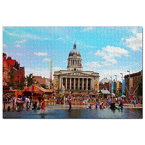 UK England Nottingham Puzzle 1000 Teile Spiel Kunstwerk Reise Souvenir 52x38CM von AFHMZ